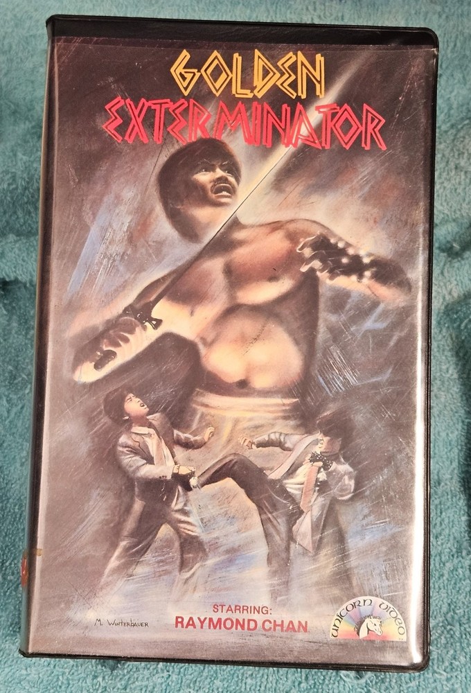 Golden Exterminator VHS 1986 Martial Arts Original Release Unicorn Video