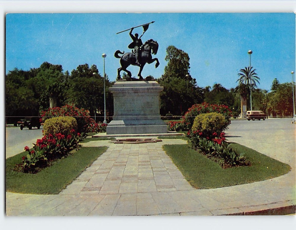 Postcard Monument to the Cid Campeador Seville Andalusia Spain