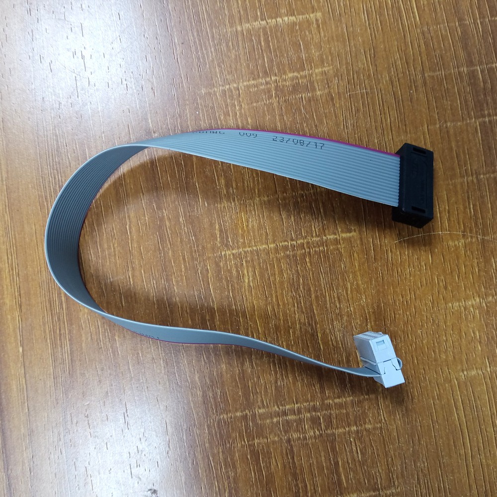 1PCS IDC Male 16 Pin Connector To IDC Female 16Pin Flat Ribbon Cable Length 25CM