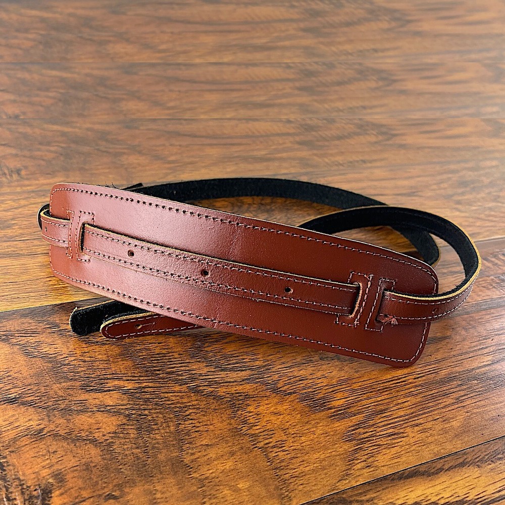 Vintage Leather Guitar Strap - Brown - GS2