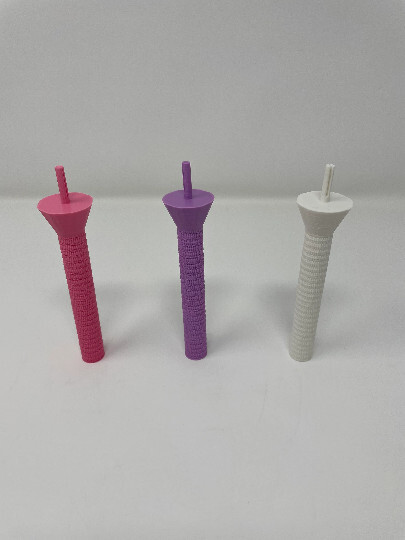 3D Printed Quilling Tool (Pink)