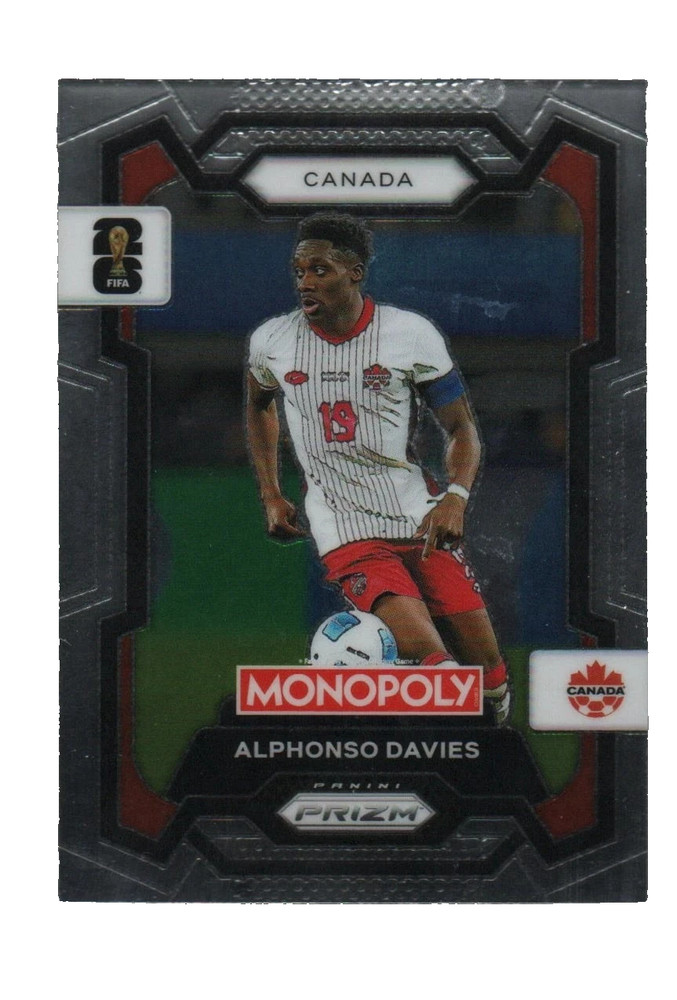 2026 Prizm Monopoly FIFA World Cup Soccer  Alphonso Davies #78 Canada