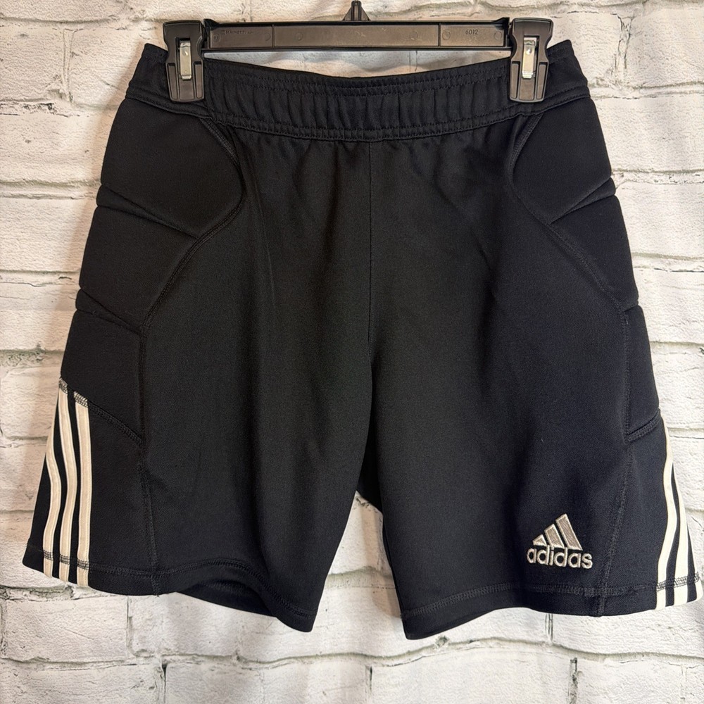 Adidas Padded Goalie Shorts Men's Size M Climalite Soccer GK Black Tierro 13