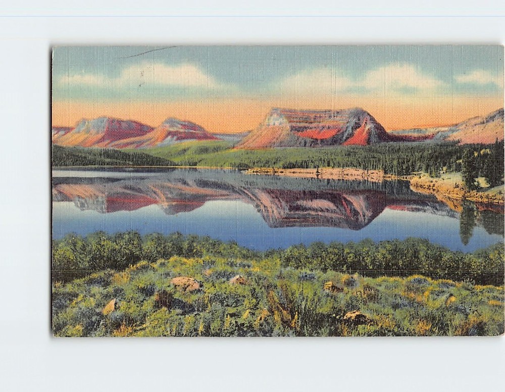 Postcard Trapper's Lake, White River National Forest, Colorado