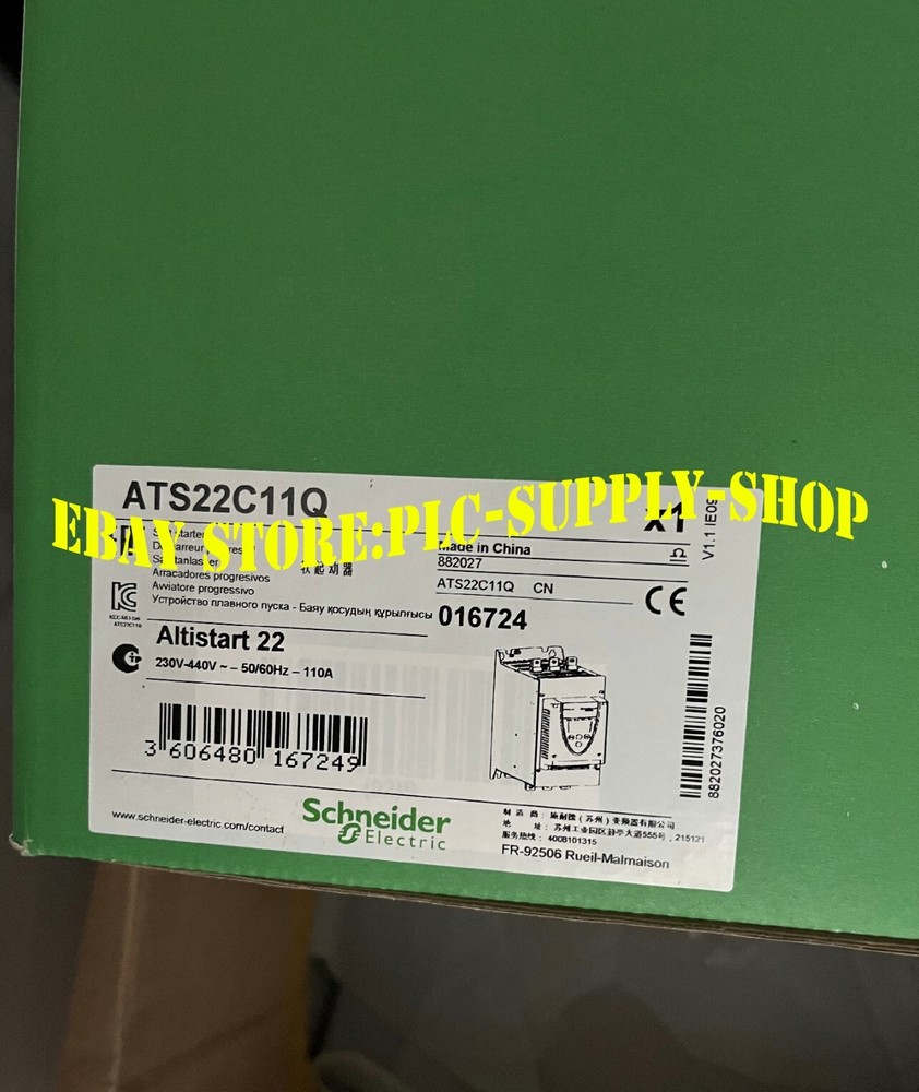 ATS22C11Q 100% brand new original ATS22 soft starter, free shipping ATS22C11Q#L