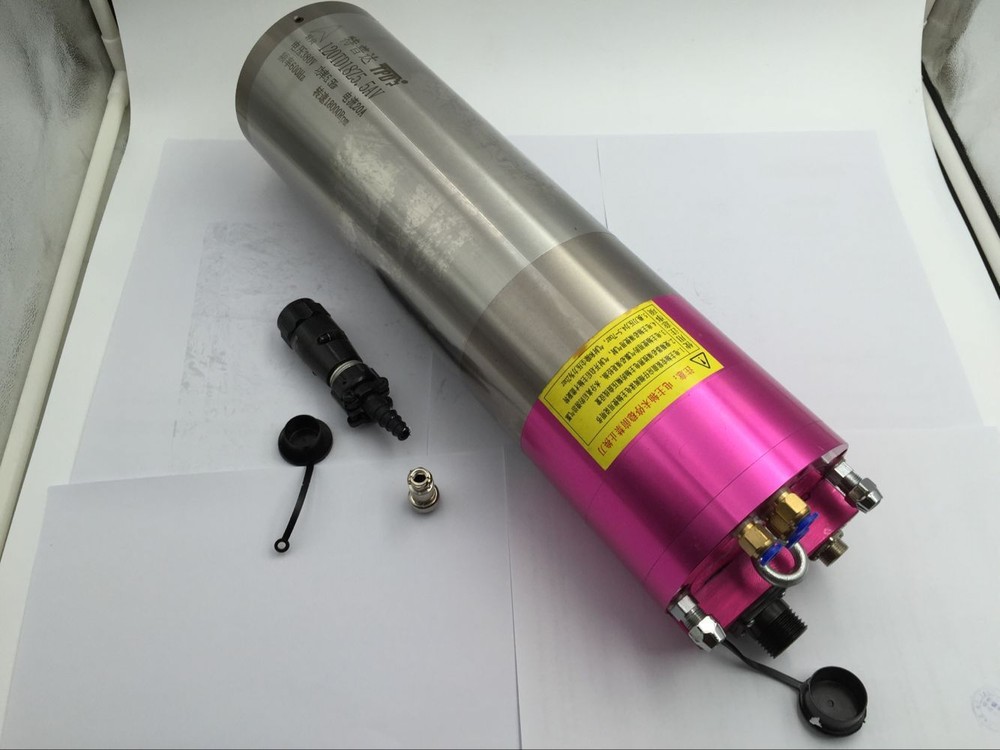 5.5KW BT30 ATC Spindle Motor Water-cooled 220V 18000rpm High Speed CNC Engraving