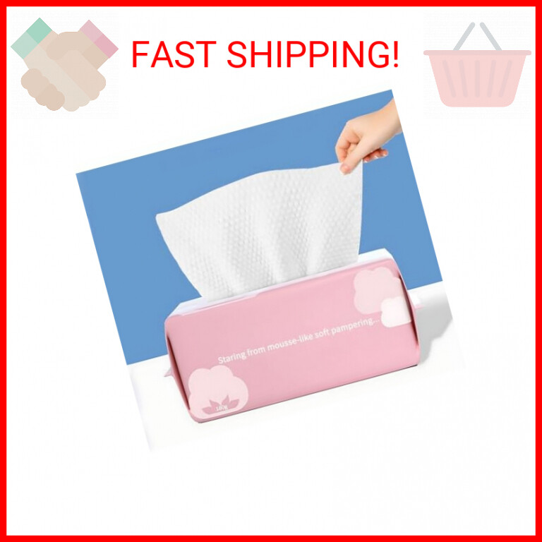 Soft Disposable Cotton Face Towels for Gentle Cleansing & Washing