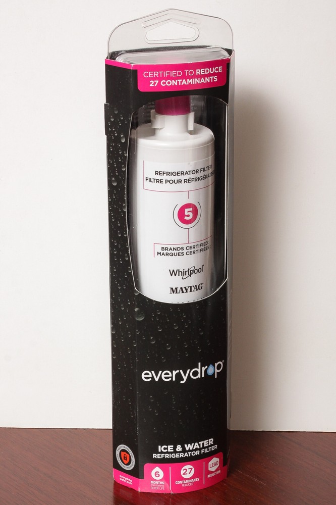 Genuine EveryDrop Water Filter 5 Refrigerator Whirlpool EDR5RXD1  Factory Sealed
