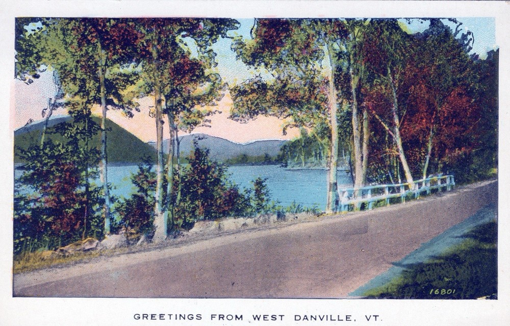 Greetings From W. Danville, VT 1920’s Postcard