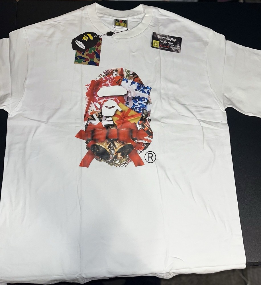 BAPE Christmas Ape Head T-Shirt Size XXL