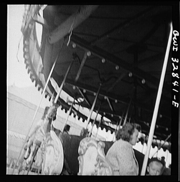 Photo:Oswego New York Belgian Sailor Merry-Go-Round 1900s Carousel
