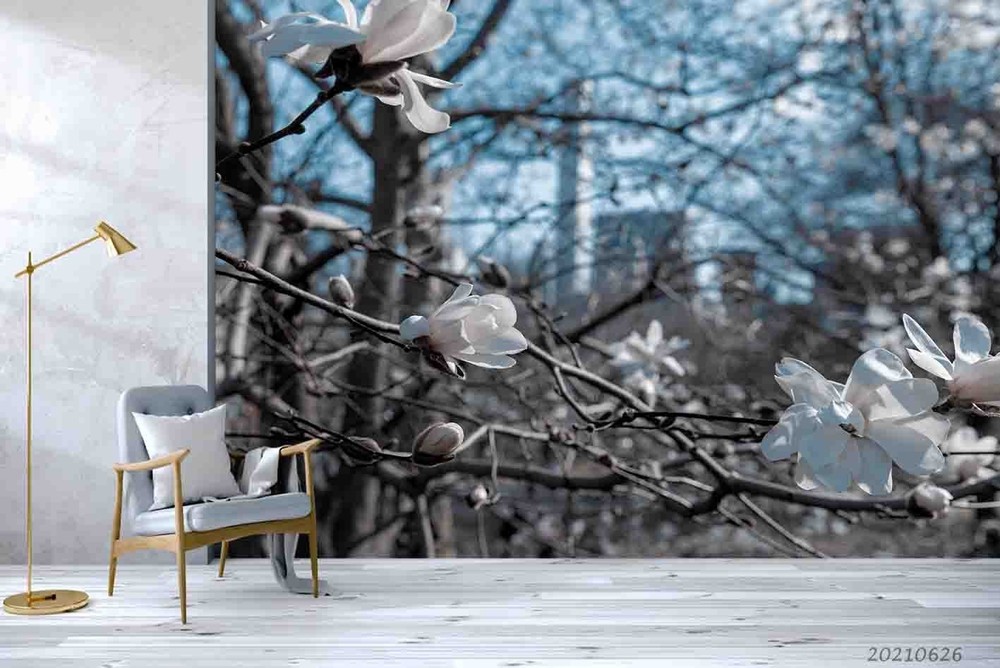 3D Plants Flowers Landscape Wall Murals Wallpaper Murals Wall Sticker