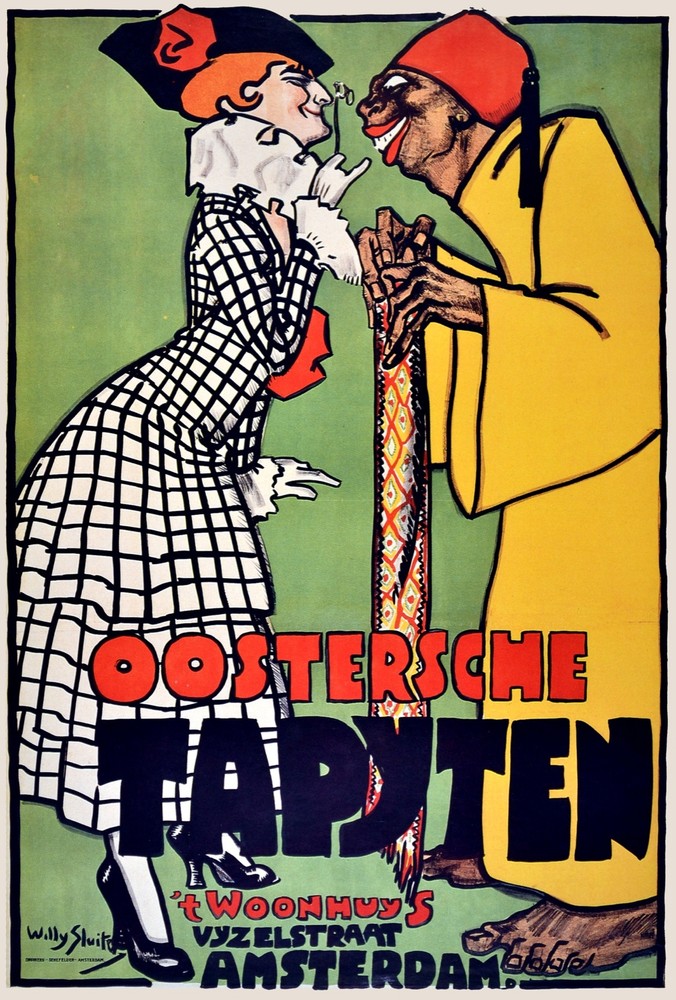 Oostersche Tapyten Amsterdan Decorative Poster. Home Graphic Art Design. 3978