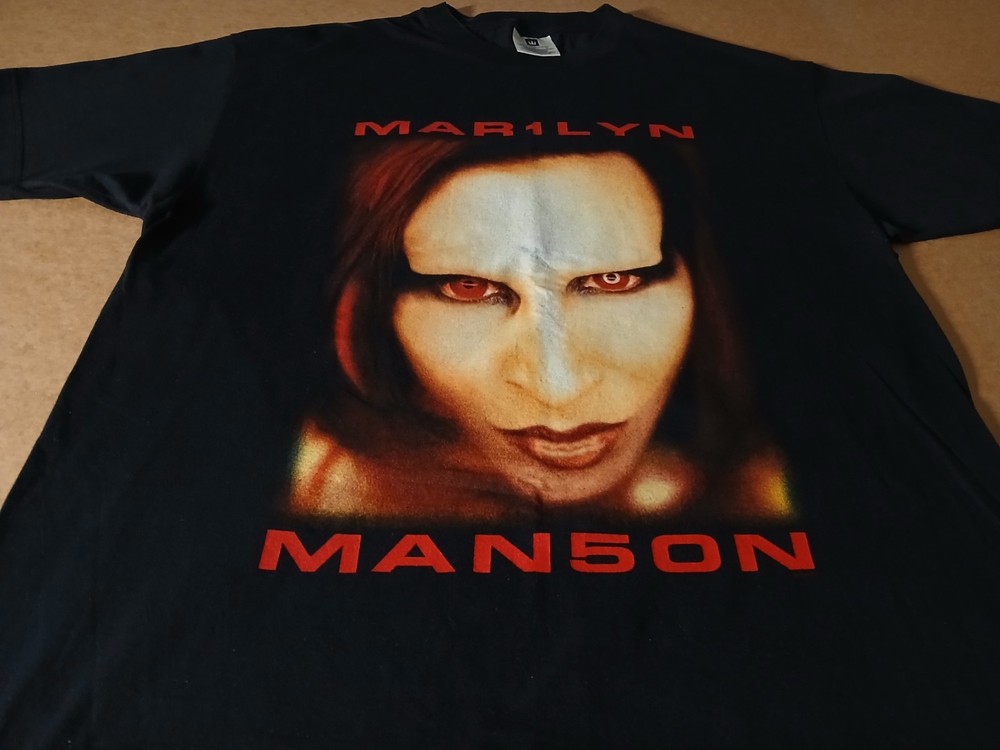 Marilyn Manson Vtg 90s Bigger Than Satan Winterland T Shirt XL