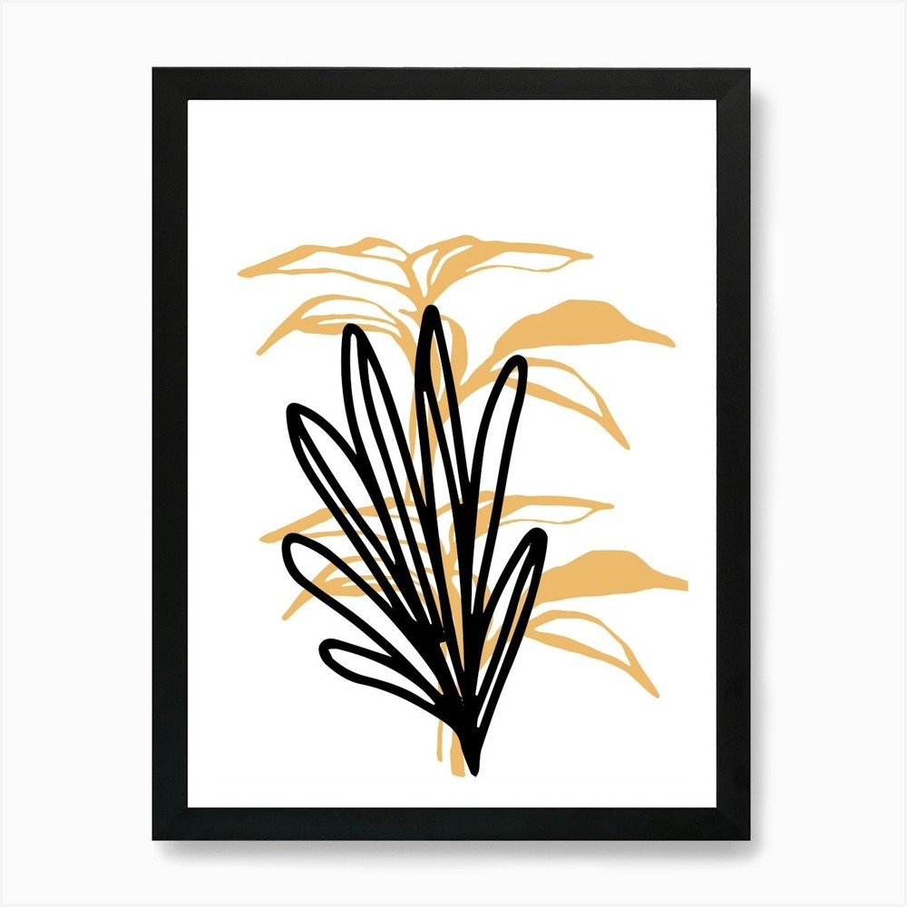 Palm Tree Framed Wall Art Canvas Print Tropical Decor  