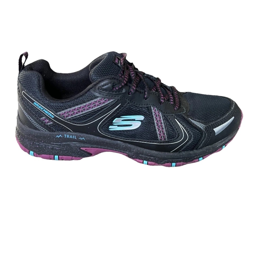 Skechers Womens Hillcrest Vast Adventure 149820 Black Running Trail Sneakers 9.5