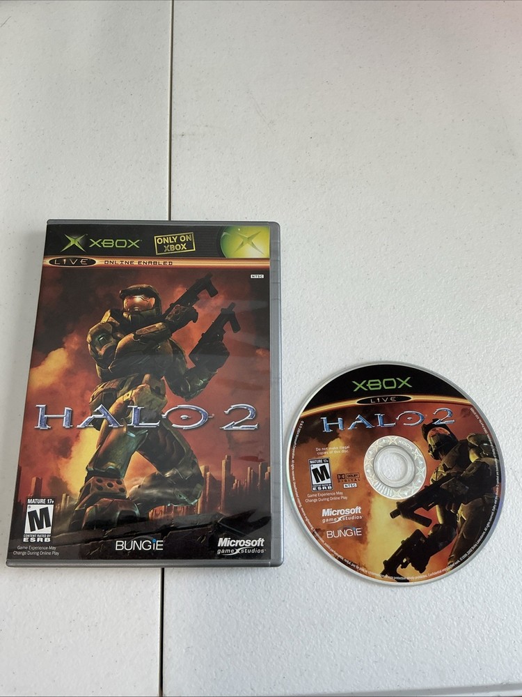 Halo 2 (Original Microsoft Xbox, 2004) No Manual