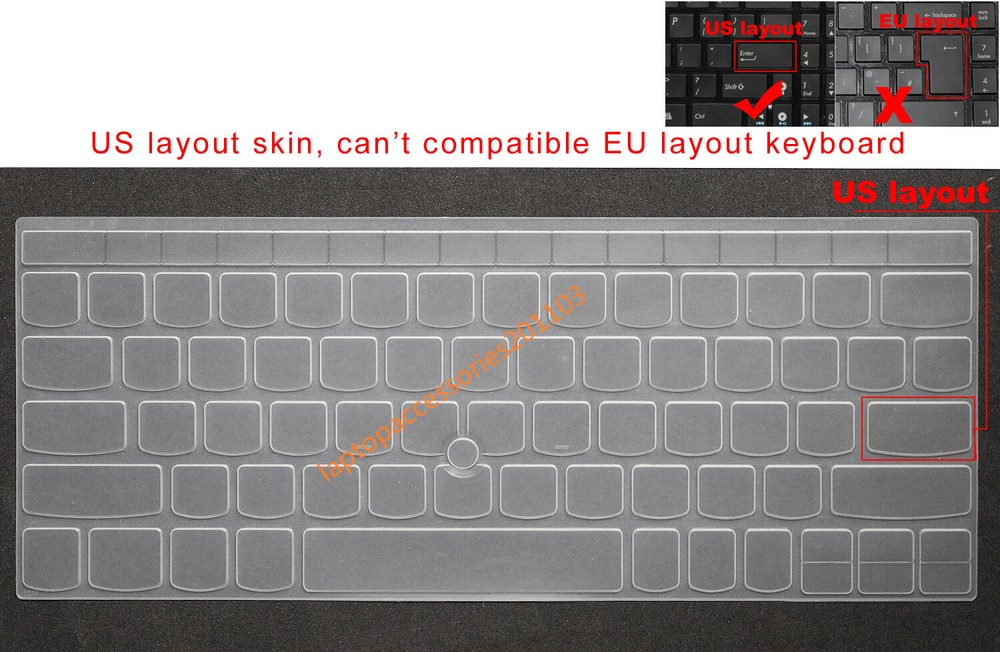 US Keyboard Protector Skin Cover Compatible with IBM Lenovo E220 E130 E135 X121E X130E S220 Laptops