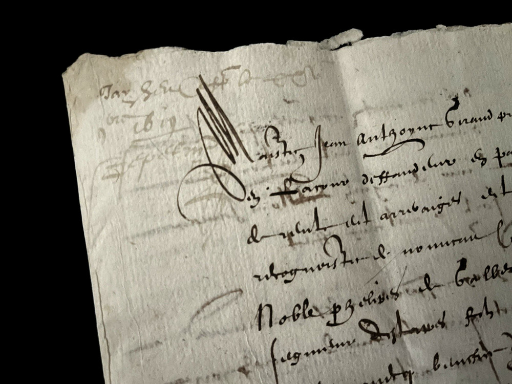 1619 Baroque Era Manuscript - 4 pages