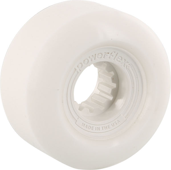 POWERFLEX GUMBALL 54mm 83b WHT/WHT WHEELS SET