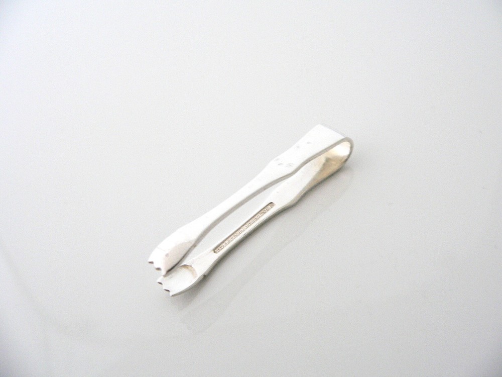 Tiffany & Co Silver Tongs Sugar Pincer Vintage Gift Love Art Parts Cool Mini