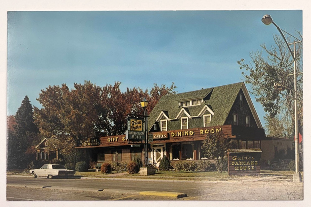 Gables Pancake House Cody WY Yellowstone Dining Chrome Postcard