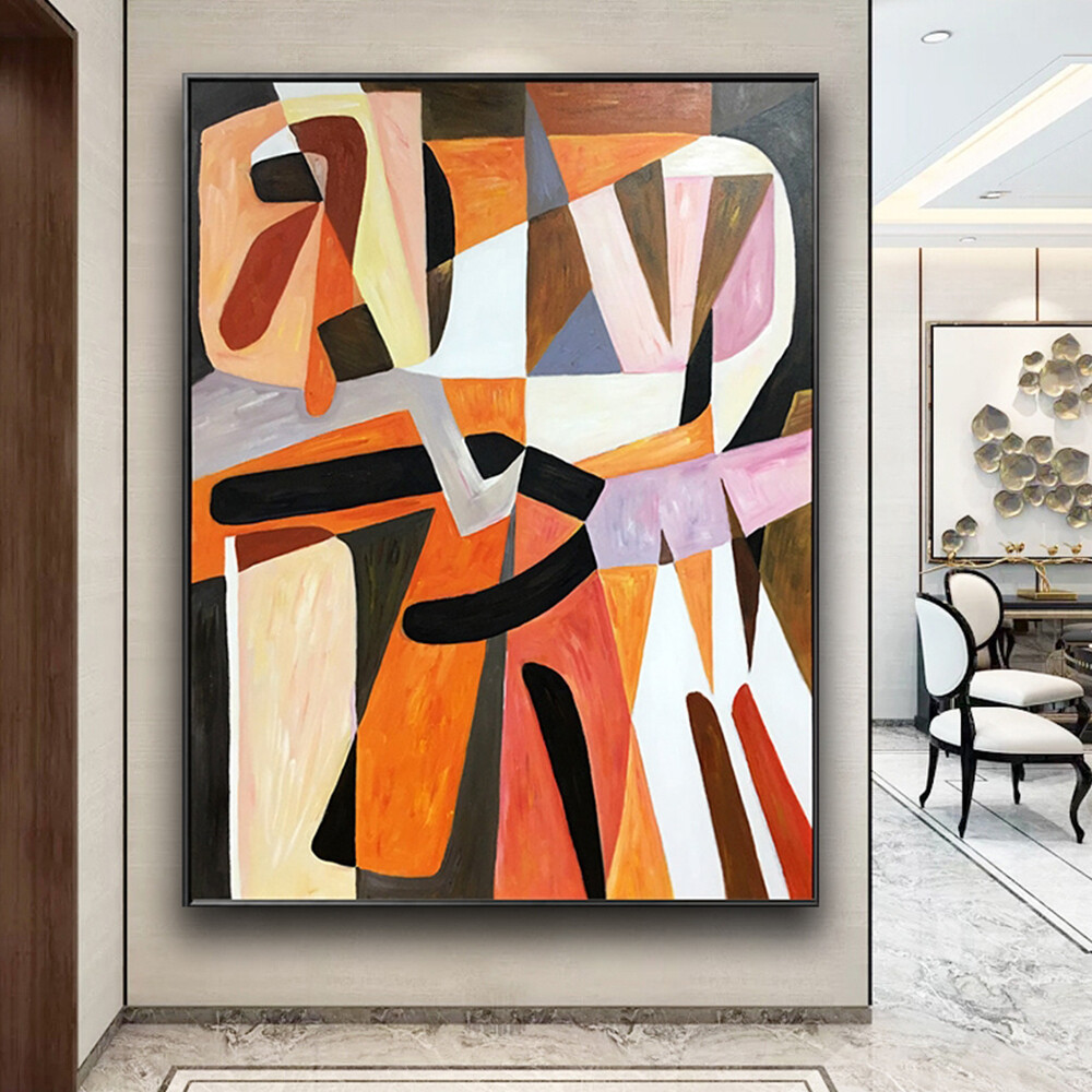 Hand Painted Abstract Painting Oil Painting Handmade Canvas Modern Artist