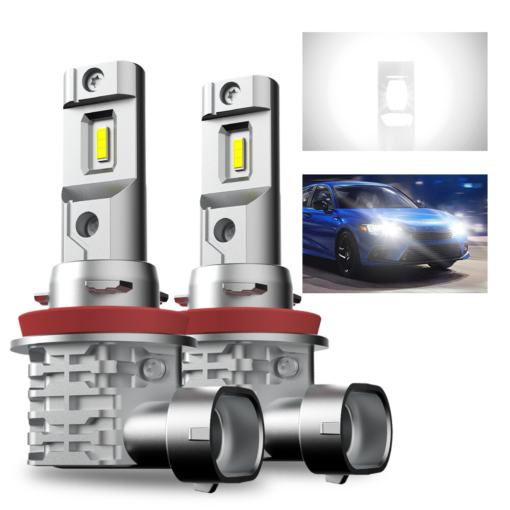 AUXITO LED H11 Headlight Low Kit Bulb Beam 6500K White Super 36000LM Bright M