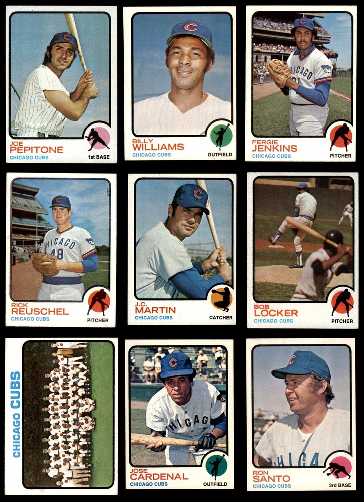 1973 Topps Chicago Cubs Team Set 5.5 - EX+ 3727140