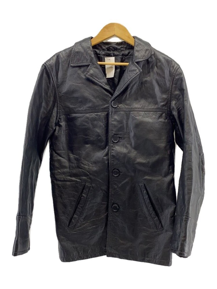 Leather Jacket Blouson/S/Leather/Blk 3503