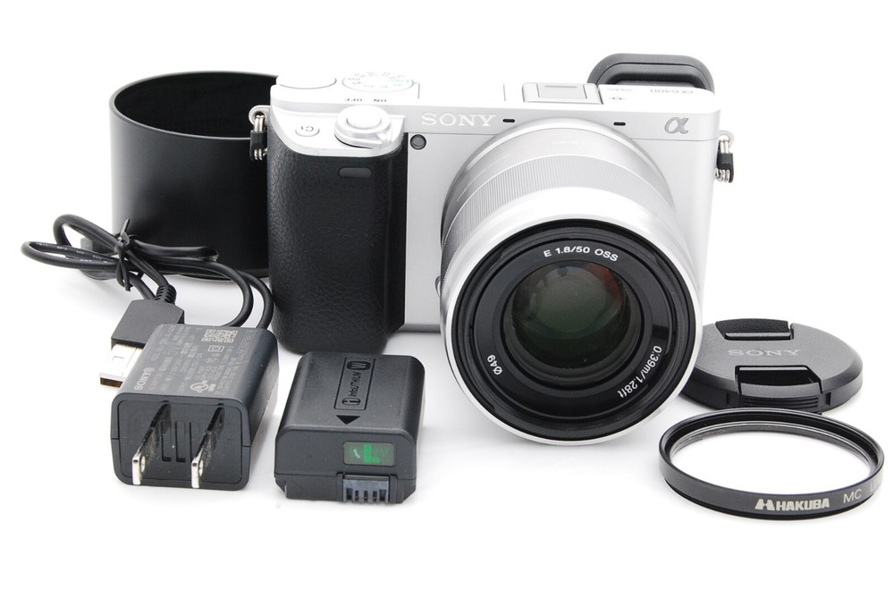 [Near Mint] Sony Alpha A6400 24.2MP   w/50mm f1.8  2865clicks  From Japan #10037