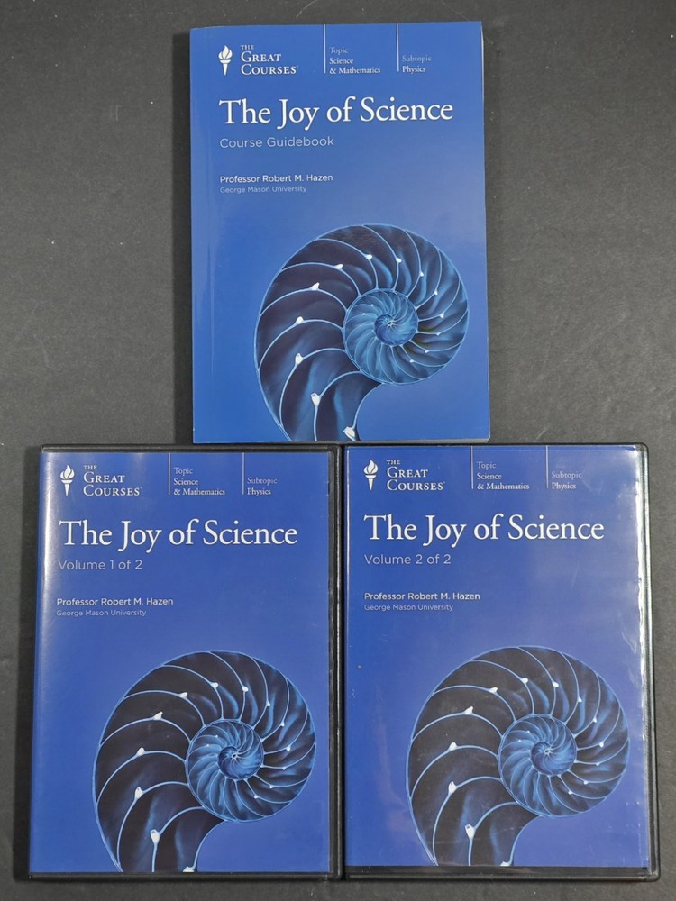 The Great Courses The Joy of Science DVD Set & Course Guidebook Robert M. Hazen
