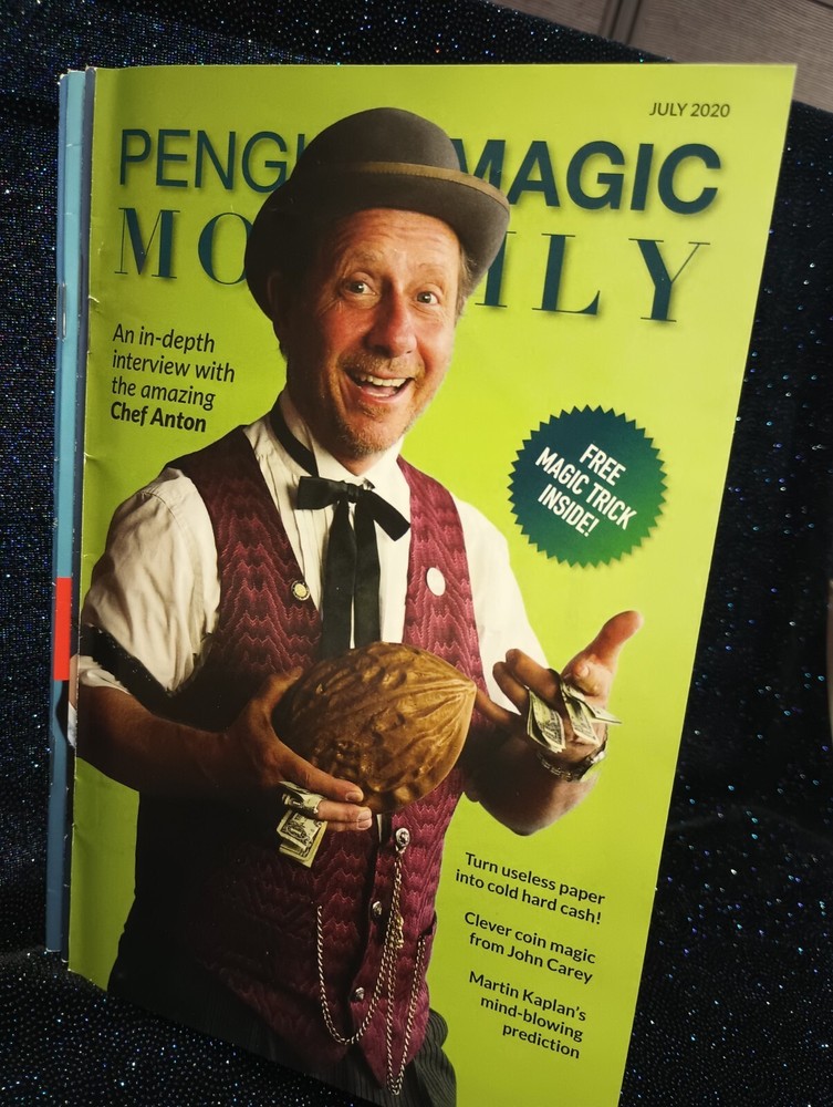 Penguin Magic Monthly Magazine Chef Anton Issue 2020