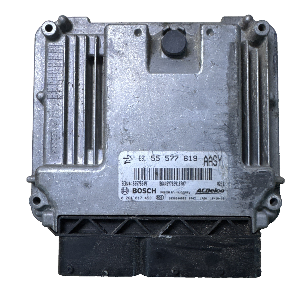 VAUXHALL INSIGNIA 2011 2.0 CDTI MK1 5DR ENGINE ECU 55577619 0281017453