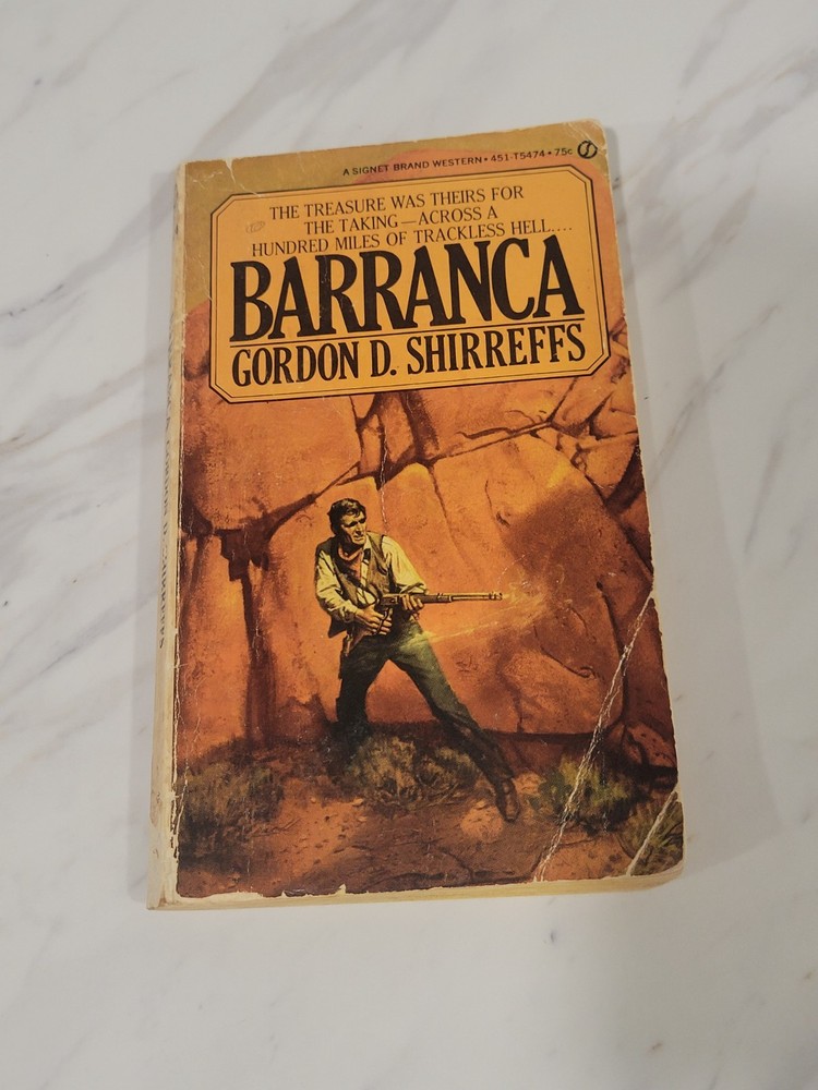 Barranca By Gordon D. Shirreffs Paperback Book - Western - Signet - First Print