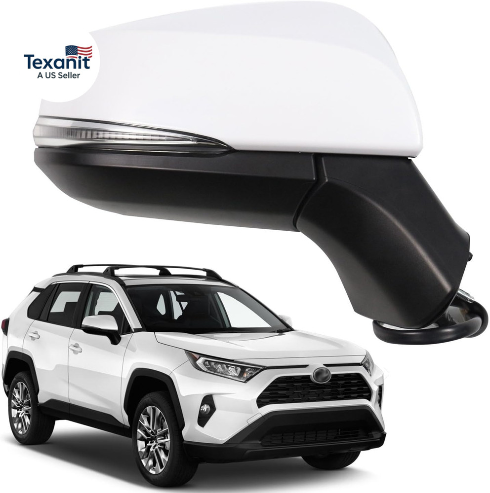 for Toyota RAV4 Side Mirror Assembly 2019 2020 2021 2022 2023 2024 | Power | Hea