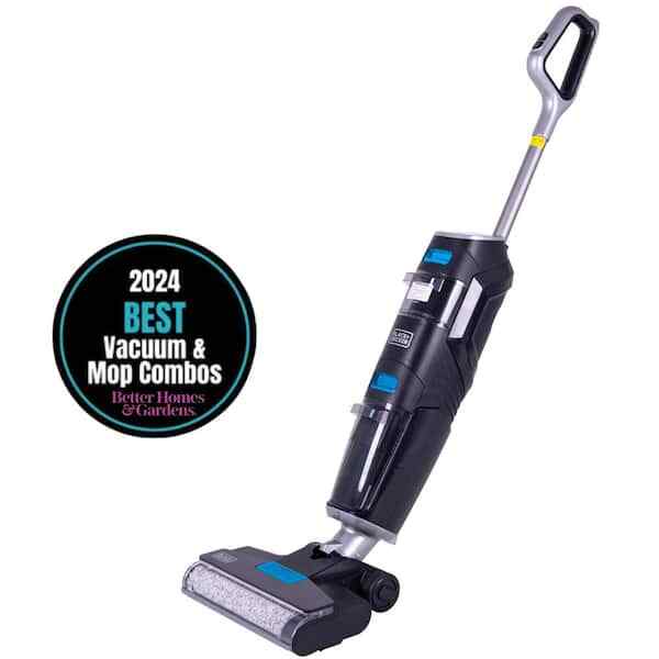 Vacuum Wash Duo Bagless Cordless Hepa Filter Stick for Multi Surfaces in Black