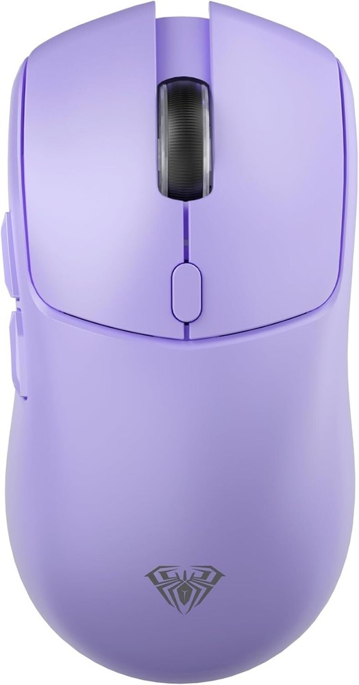 AULA SC580X Tri-Mode Wireless Gaming Mouse in Light Purple with 2.4G BT5.0 USB-C