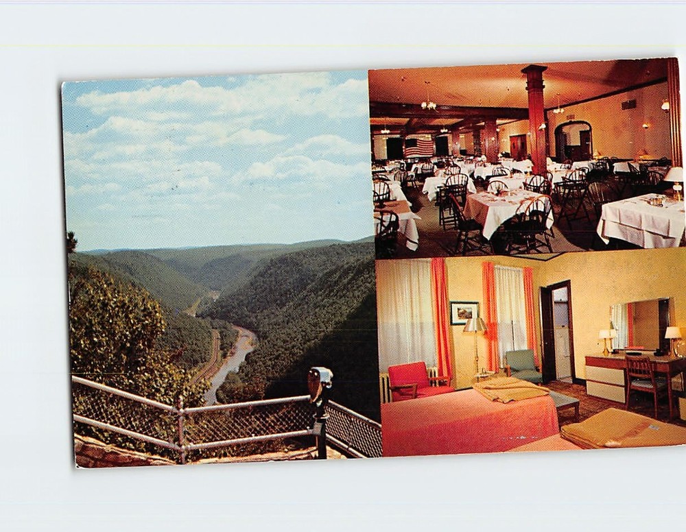 Postcard The Penn-Wells Hotel Wellsboro Pennsylvania USA