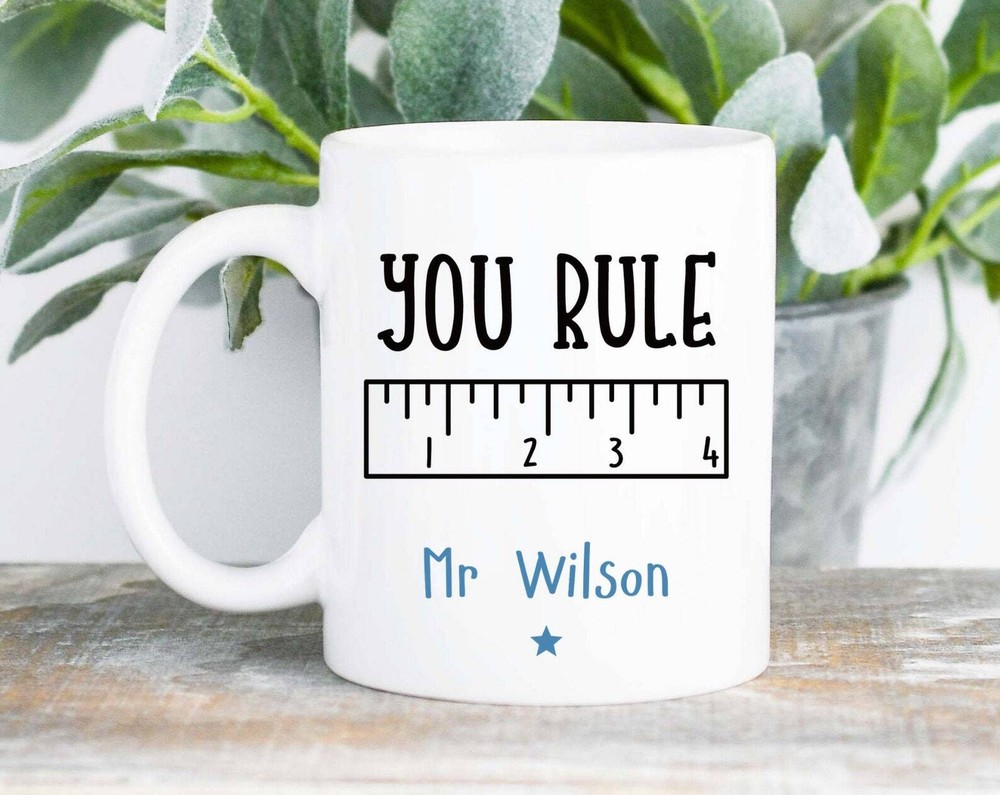Taza Personalizada Maestro Regalo Maestro Hombre Maestro Regalo Fin de Plazo Personalizada Para Hombre