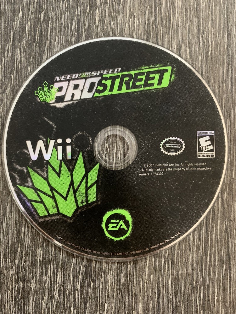 Need for Speed: ProStreet (Nintendo Wii, 2007) Disc Only