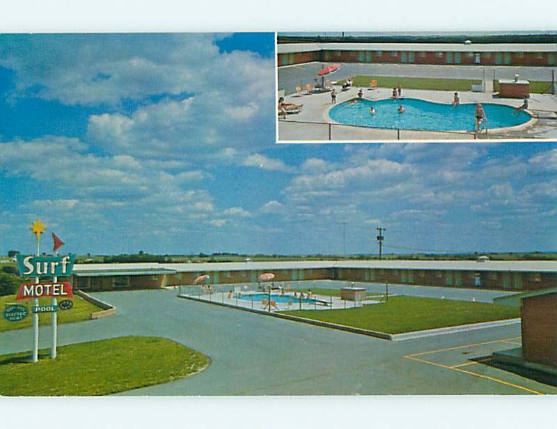 Unused Pre-1980 POOL & SURF MOTEL Marysville Kansas KS : make an offer u5246