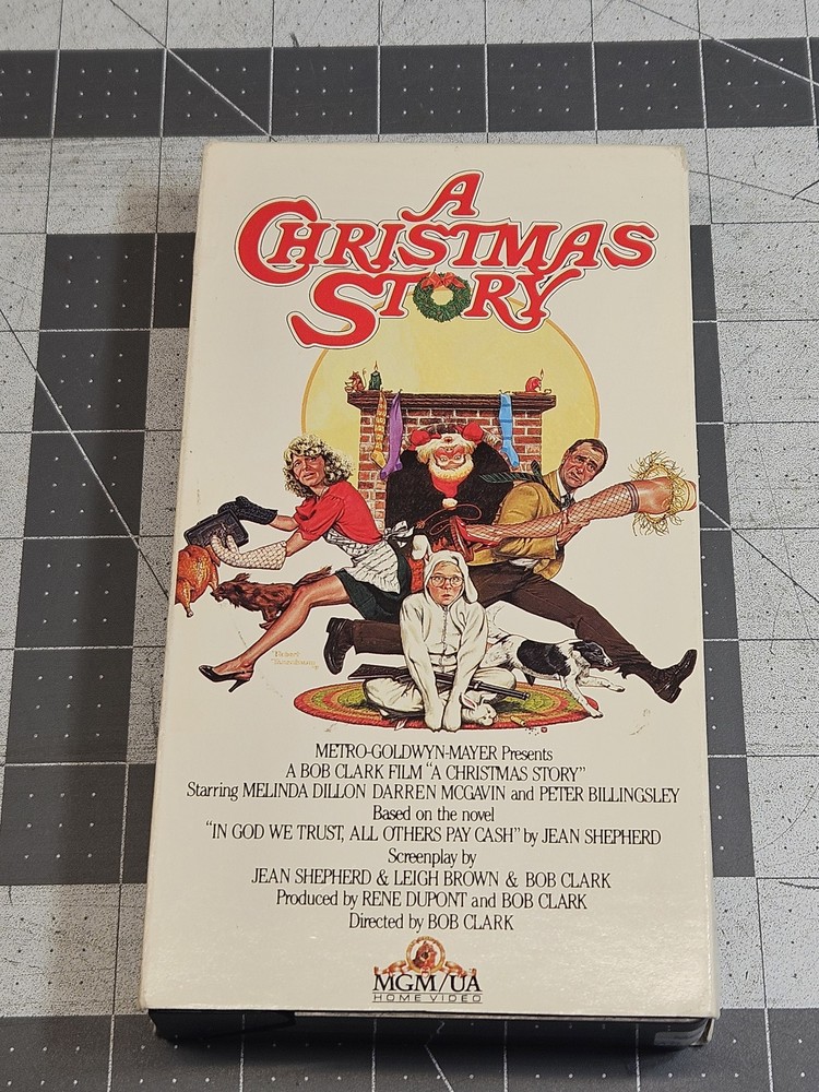 A Christmas Story VHS Tape MGM/UA Home Video 1984 Peter Billingsley PG Comedy