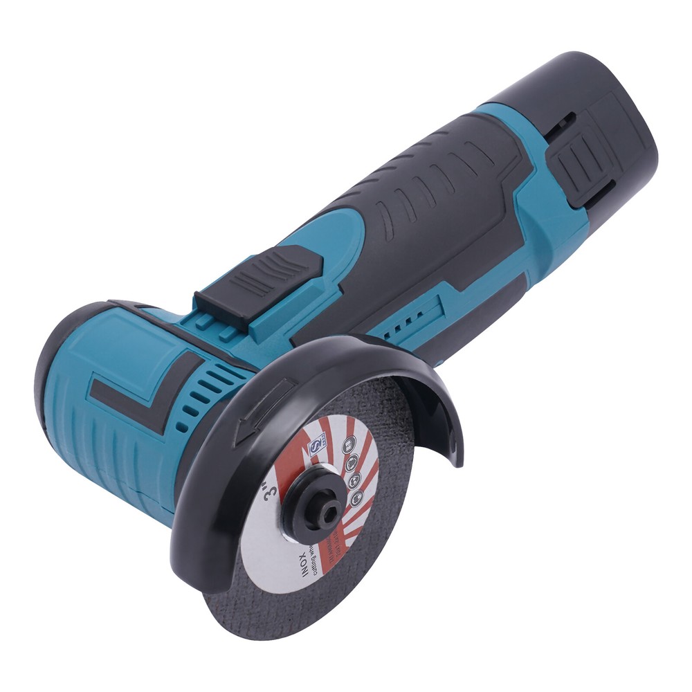 12V Cordless Angle Grinder Cut Off Tool with 2 2000mAh Battery & Fast Charger