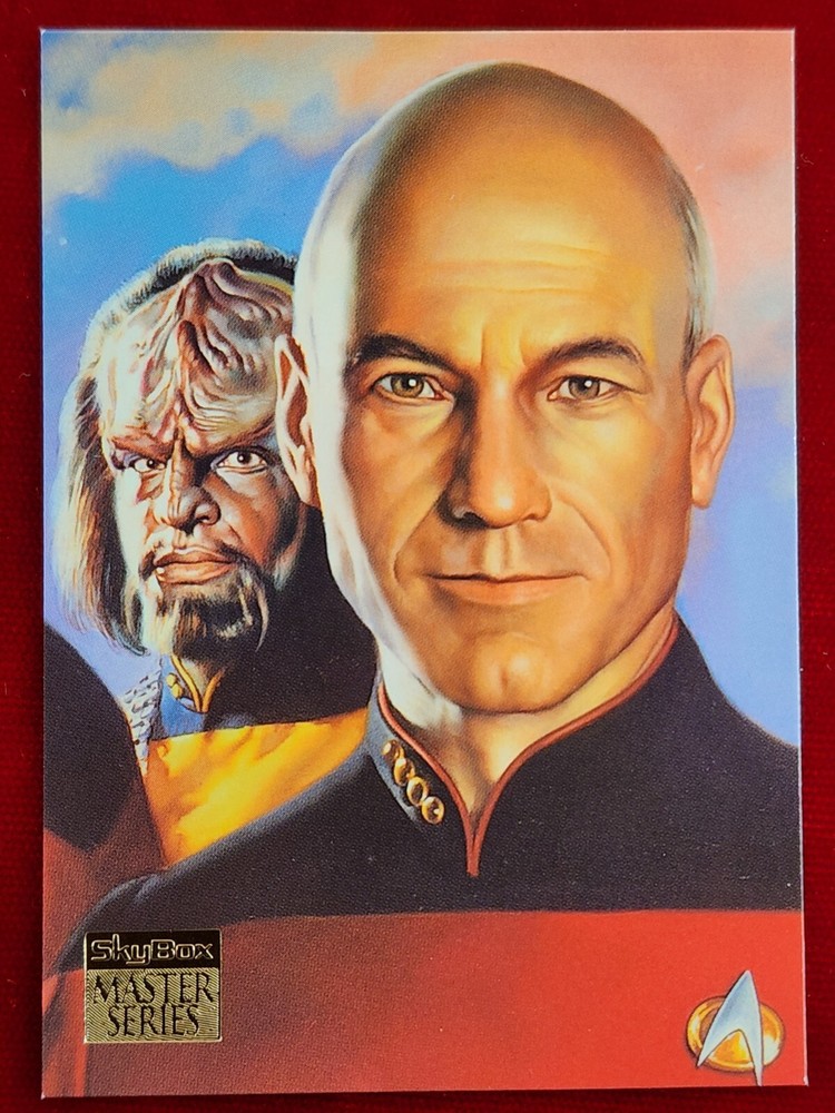 1994 Star Trek Master Series The Next Generation F4 - Picard / Worf