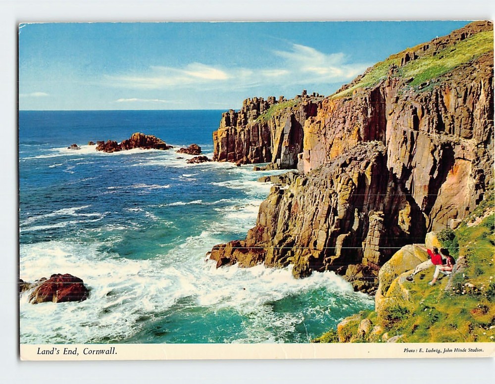 Postcard Land's End Cornwall England