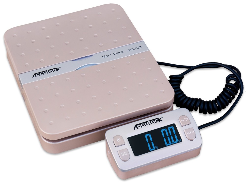 Accuteck ShipPro W-8580 110lbs x 0.1 oz Gold Digital shipping postal scale