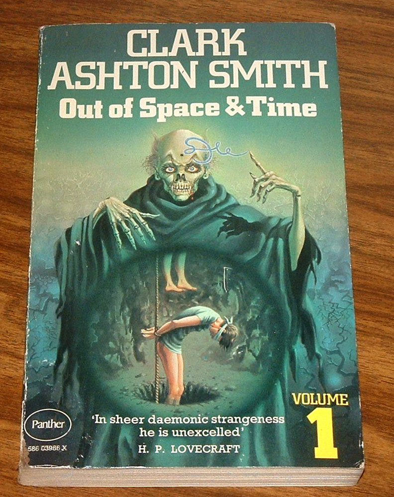 CLARK ASHTON SMITH Out of Space and Time vol#1 PANTHER UK PB Good HANNES BOK CVR