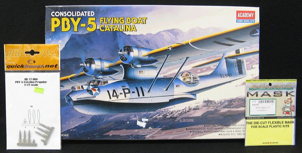 1/72 Academy Models CONSOLIDATED PBY-5 CATALINA + TWO DETAIL SETS *MINT*