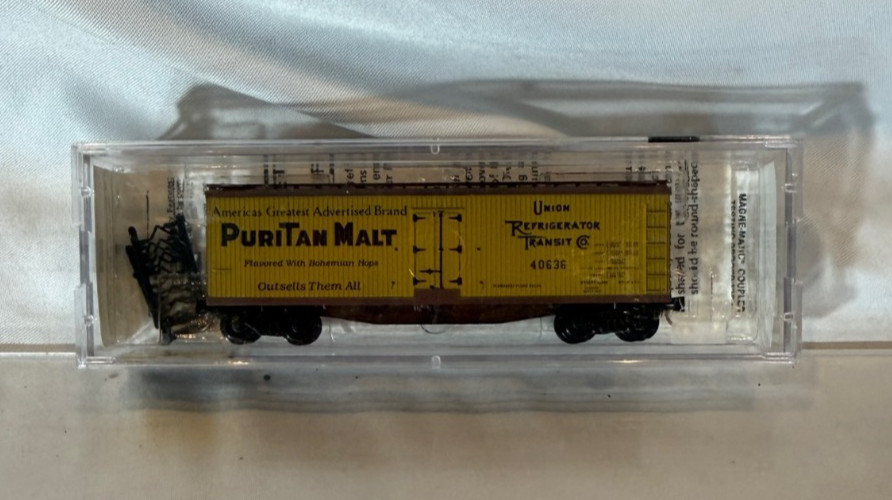 Micro Trains 49350 - N Scale URTC Puritan Malt 40' Wood Reefer